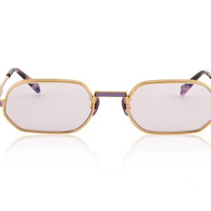 Сонцезахисні окуляри - MR ZUZU - GOLD TITANIUM / PURPLE LENS