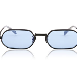 Сонцезахисні окуляри - MR ZUZU - MATTE BLACK TITANIUM / BLUE LENS