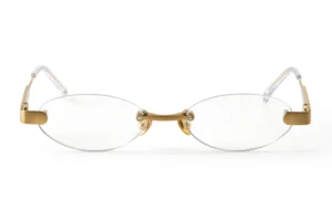Сонцезахисні окуляри – THE FU – BRUSHED GOLD / CLEAR