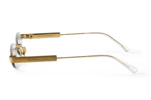 Сонцезахисні окуляри – THE FU – BRUSHED GOLD / CLEAR
